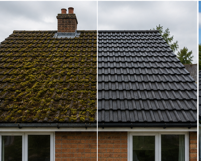 Roof Moss Removal in Cardiff and South Wales